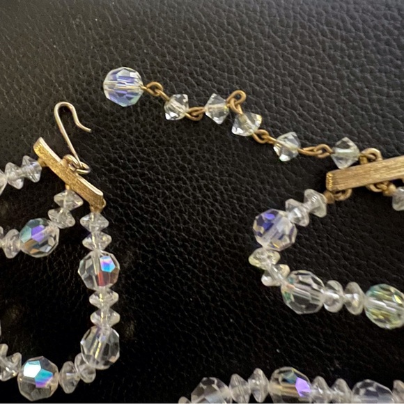 3/$25 💋 Lisner necklace aurora borealis 3 strand necklace vintage costume - Picture 10 of 10